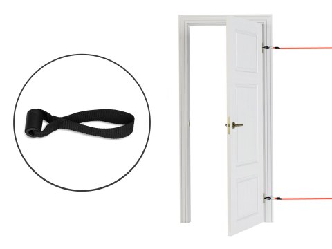Zestaw 5 gum ekspanderów fitness rączki uchwyty ModernHome Zestaw 5 gum ekspanderów fitness rączki uchwyty ModernHome