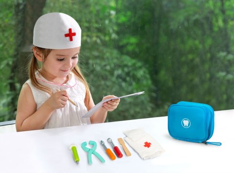 Zestaw dentysty torba z 7 akcesoriami dla dzieci ECOTOYS ECOTOYS Zestaw dentysty torba z 7 akcesoriami dla dzieci ECOTOYS ECOTOYS