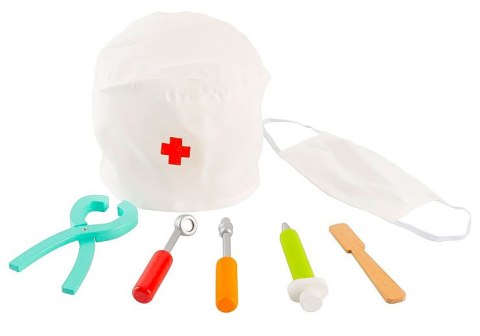 Zestaw dentysty torba z 7 akcesoriami dla dzieci ECOTOYS ECOTOYS Zestaw dentysty torba z 7 akcesoriami dla dzieci ECOTOYS ECOTOYS