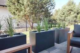 Designerska donica MONUMO LUNGO GRANDE Antracyt MONUMO