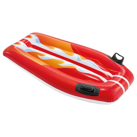 Deska do pływania dmuchana z uchwytami dla dzieci czerwona INTEX 58165 RED INTEX Deska do pływania dmuchana z uchwytami dla dzieci czerwona INTEX 58165 RED INTEX