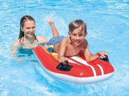 Deska do pływania dmuchana z uchwytami dla dzieci czerwona INTEX 58165 RED INTEX