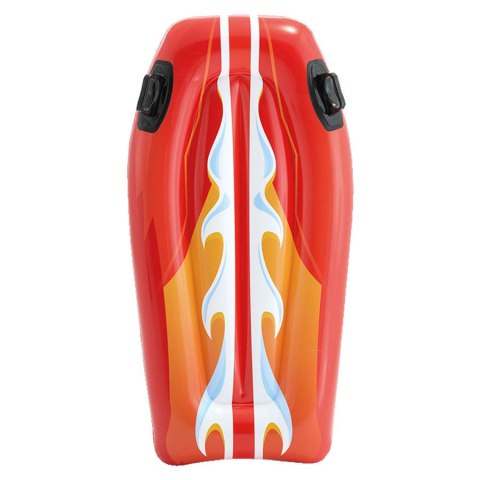 Deska do pływania dmuchana z uchwytami dla dzieci czerwona INTEX 58165 RED INTEX Deska do pływania dmuchana z uchwytami dla dzieci czerwona INTEX 58165 RED INTEX