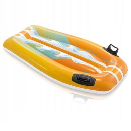 Deska do pływania dmuchana z uchwytami dla dzieci INTEX 58165 ORANGE INTEX