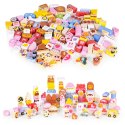 Drewniane klocki edukacyjne zestaw - Cukierkowe miasto 116 el. ECOTOYS ECOTOYS
