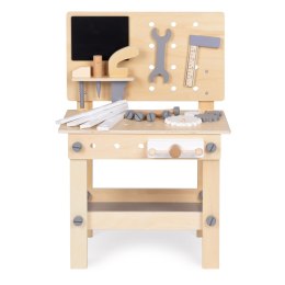 Drewniany warsztat dla dzieci narzędzia stolik ECOTOYS ECOTOYS