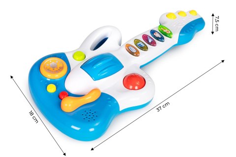 Gitara elektryczna dla dzieci zabawka muzyczna dźwięki HUANGER Gitara elektryczna dla dzieci zabawka muzyczna dźwięki HUANGER