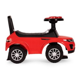 Jeździk dla dzieci autko odpychacz auto dźwięki czerwony MULTISTORE