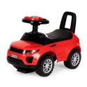 Jeździk dla dzieci autko odpychacz auto dźwięki czerwony MULTISTORE