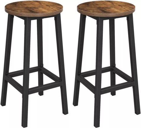 Komplet 2szt taboret barowy bar wysokie hoker LEOBERT Komplet 2szt taboret barowy bar wysokie hoker LEOBERT
