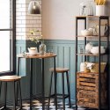 Komplet 2szt taboret barowy bar wysokie hoker LEOBERT