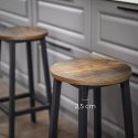 Komplet 2szt taboret barowy bar wysokie hoker LEOBERT