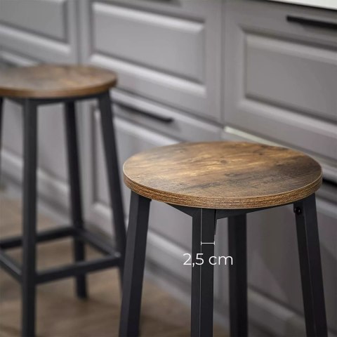 Komplet 2szt taboret barowy bar wysokie hoker LEOBERT Komplet 2szt taboret barowy bar wysokie hoker LEOBERT