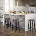 Komplet 2szt taboret barowy bar wysokie hoker LEOBERT