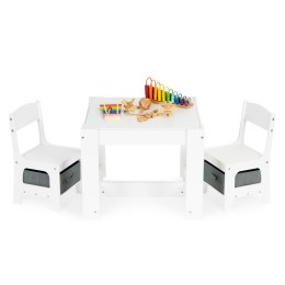 Komplet dla dzieci stolik i krzesełka drewniane ECOTOYS ECOTOYS