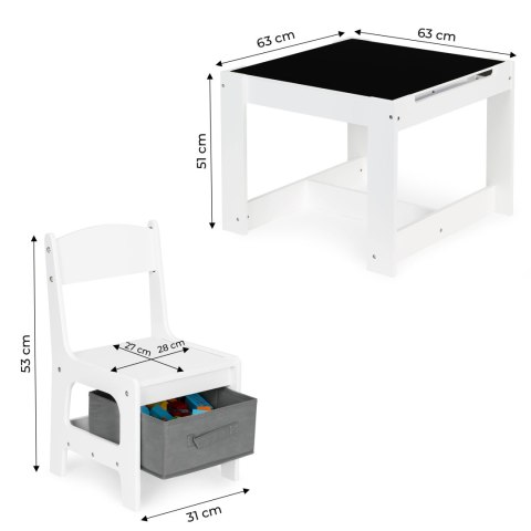 Komplet dla dzieci stolik i krzesełka drewniane ECOTOYS ECOTOYS Komplet dla dzieci stolik i krzesełka drewniane ECOTOYS ECOTOYS