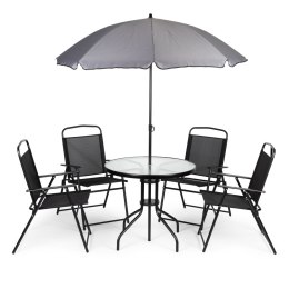 Komplet mebli ogrodowych stolik 4 krzesła parasol MultiGarden MultiGarden