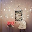 Lampki księżyce gwiazdki świąteczne światełka kurtyna 96LED MULTISTORE