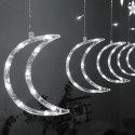 Lampki księżyce gwiazdki świąteczne światełka kurtyna 96LED MULTISTORE