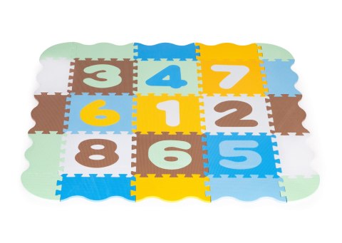 Mata piankowa edukacyjna kojec puzzle podkład dla dzieci IPLAY Mata piankowa edukacyjna kojec puzzle podkład dla dzieci IPLAY