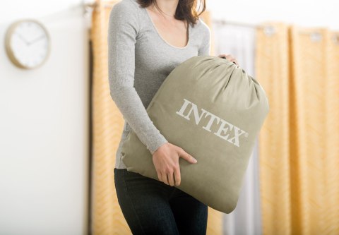 Materac dmuchany z bandami głębokie łóżko dla dziecka + pompka INTEX 66810 INTEX Materac dmuchany z bandami głębokie łóżko dla dziecka + pompka INTEX 66810 INTEX