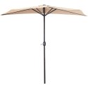 Parasol ogrodowy pół-parasol ścienny na taras 2,7 m beżowy MultiGarden MultiGarden