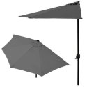 Parasol ogrodowy pół-parasol ścienny na taras 2,7 m szary MultiGarden MultiGarden