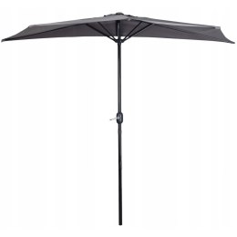 Parasol ogrodowy pół-parasol ścienny na taras 2,7 m szary MultiGarden MultiGarden