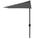 Parasol ogrodowy pół-parasol ścienny na taras 2,7 m szary MultiGarden MultiGarden