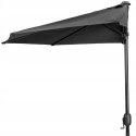 Parasol ogrodowy pół-parasol ścienny na taras 2,7 m szary MultiGarden MultiGarden