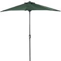 Parasol ogrodowy pół-parasol ścienny na taras 2,7 m zielony MultiGarden MultiGarden
