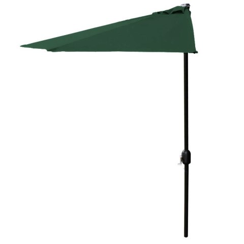 Parasol ogrodowy pół-parasol ścienny na taras 2,7 m zielony MultiGarden MultiGarden Parasol ogrodowy pół-parasol ścienny na taras 2,7 m zielony MultiGarden MultiGarden