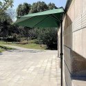 Parasol ogrodowy pół-parasol ścienny na taras 2,7 m zielony MultiGarden MultiGarden