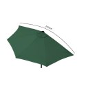 Parasol ogrodowy pół-parasol ścienny na taras 2,7 m zielony MultiGarden MultiGarden