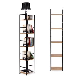 Regał drewniany nowoczesny metalowa rama LOFT 5 półek ModernHome ModernHome