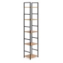 Regał drewniany nowoczesny metalowa rama LOFT 5 półek ModernHome ModernHome