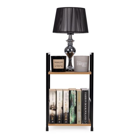 Regał drewniany nowoczesny szafka nocna 2 półki LOFT ModernHome ModernHome Regał drewniany nowoczesny szafka nocna 2 półki LOFT ModernHome ModernHome