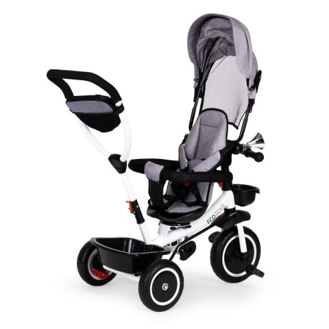 Rowerek trójkołowy spacerówka wózek obracany 360 szary ECOTOYS ECOTOYS Rowerek trójkołowy spacerówka wózek obracany 360 szary ECOTOYS ECOTOYS