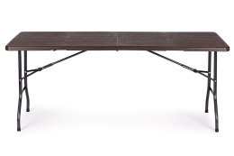 Stół cateringowy bankietowy ogrodowy składany 180 cm brązowy ModernHome ModernHome