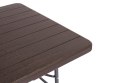 Stół cateringowy bankietowy ogrodowy składany 180 cm brązowy ModernHome ModernHome