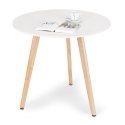Stół stolik nowoczesny drewniany do salonu kuchni 80 cm ModernHome