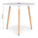 Stół stolik okrągły 80cm nowoczesny do salonu kuchni jadalni salonu ModernHome ModernHome