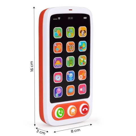 Telefon dotykowy smartfon interaktywny dla dzieci HUANGER Telefon dotykowy smartfon interaktywny dla dzieci HUANGER