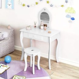 Toaletka dziecięca duża z lustrem dla dziewczynki ECOTOYS ECOTOYS