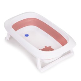 Wanienka dla dzieci wanna różowa składana z odpływem - Krówka ECOTOYS ECOTOYS