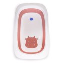 Wanienka dla dzieci wanna różowa składana z odpływem - Krówka ECOTOYS ECOTOYS