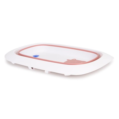 Wanienka dla dzieci wanna różowa składana z odpływem - Krówka ECOTOYS ECOTOYS Wanienka dla dzieci wanna różowa składana z odpływem - Krówka ECOTOYS ECOTOYS