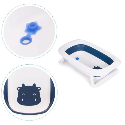 Wanienka dla dzieci wanna składana z odpływem - Krówka ECOTOYS ECOTOYS Wanienka dla dzieci wanna składana z odpływem - Krówka ECOTOYS ECOTOYS