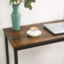 Wysoki stół barowy kuchenny wąski Industrial Loft LEOBERT