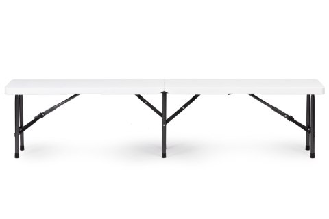Zestaw cateringowy stół bankietowy 180cm 2 ławki biały ModernHome ModernHome Zestaw cateringowy stół bankietowy 180cm 2 ławki biały ModernHome ModernHome
